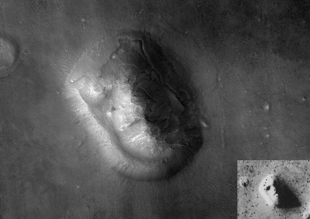 تصاویر عجیب مریخ