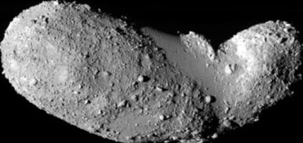 تصویر کاوشگر هایابوسا از سیارک ایتوکاوا 