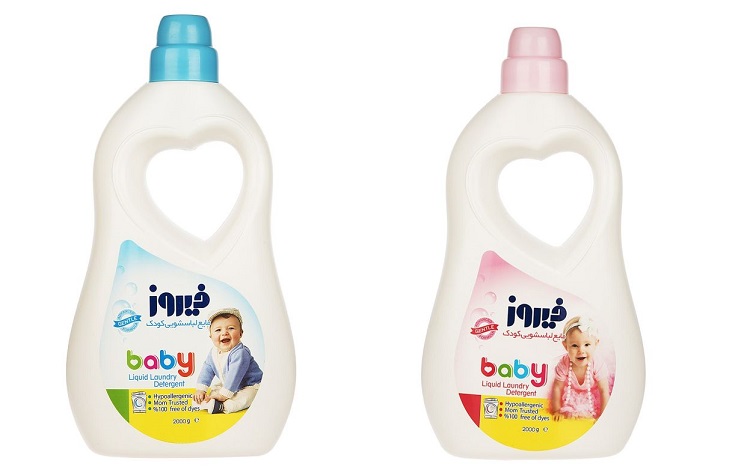 مایع لباسشویی کودک فیروز مدل Blue و Pink مقدار 2000 گرم